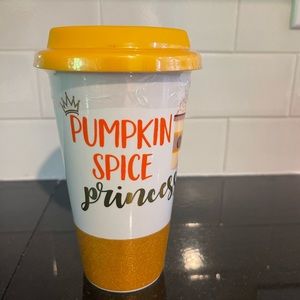 Pumpkin Spice Princess Travel Mug: NWT 🎃